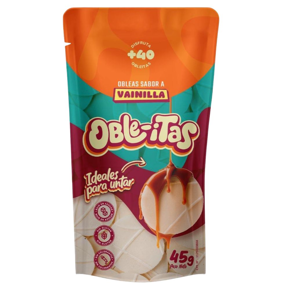 Halo Obleitas Sabor Vainilla 45gr