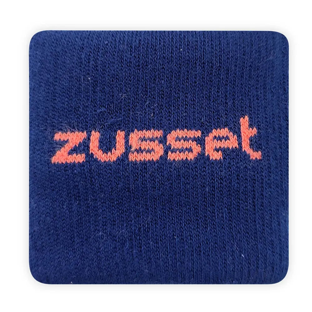 Zusset Muñequeras Cortas 2pk Para Padel Azul/Coral 8-8cm