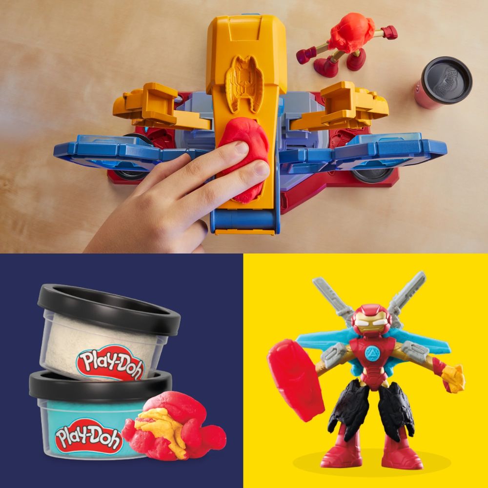 Play-Doh Marvel Iron Man Laboratorio de Armaduras 4+