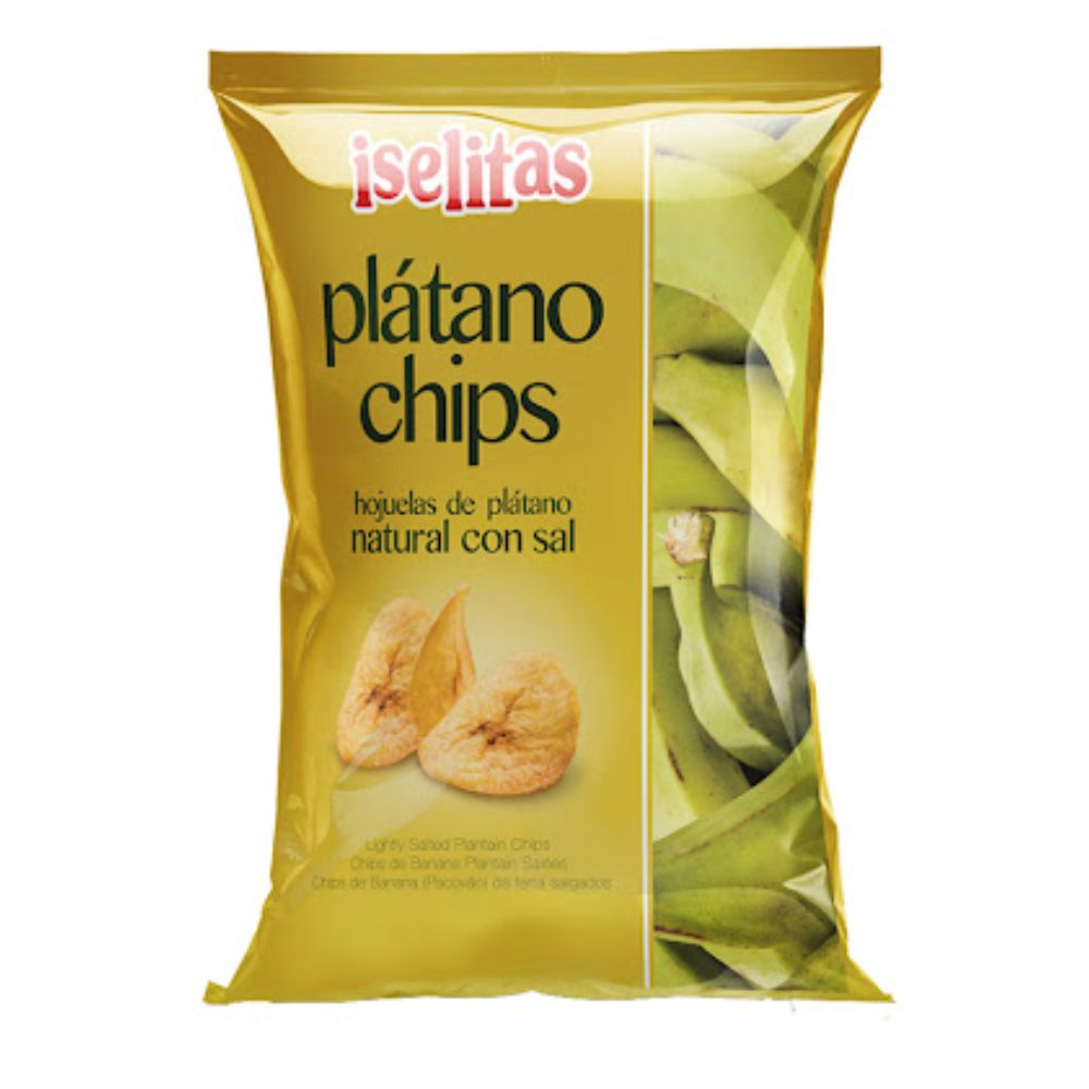 Platano Chips Iselitas Con Sal 140 gr