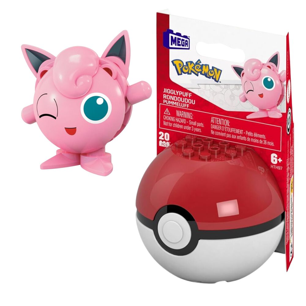 Pokemon Jigglypuff Rondoudou Pummeluff 20 Piezas 6+