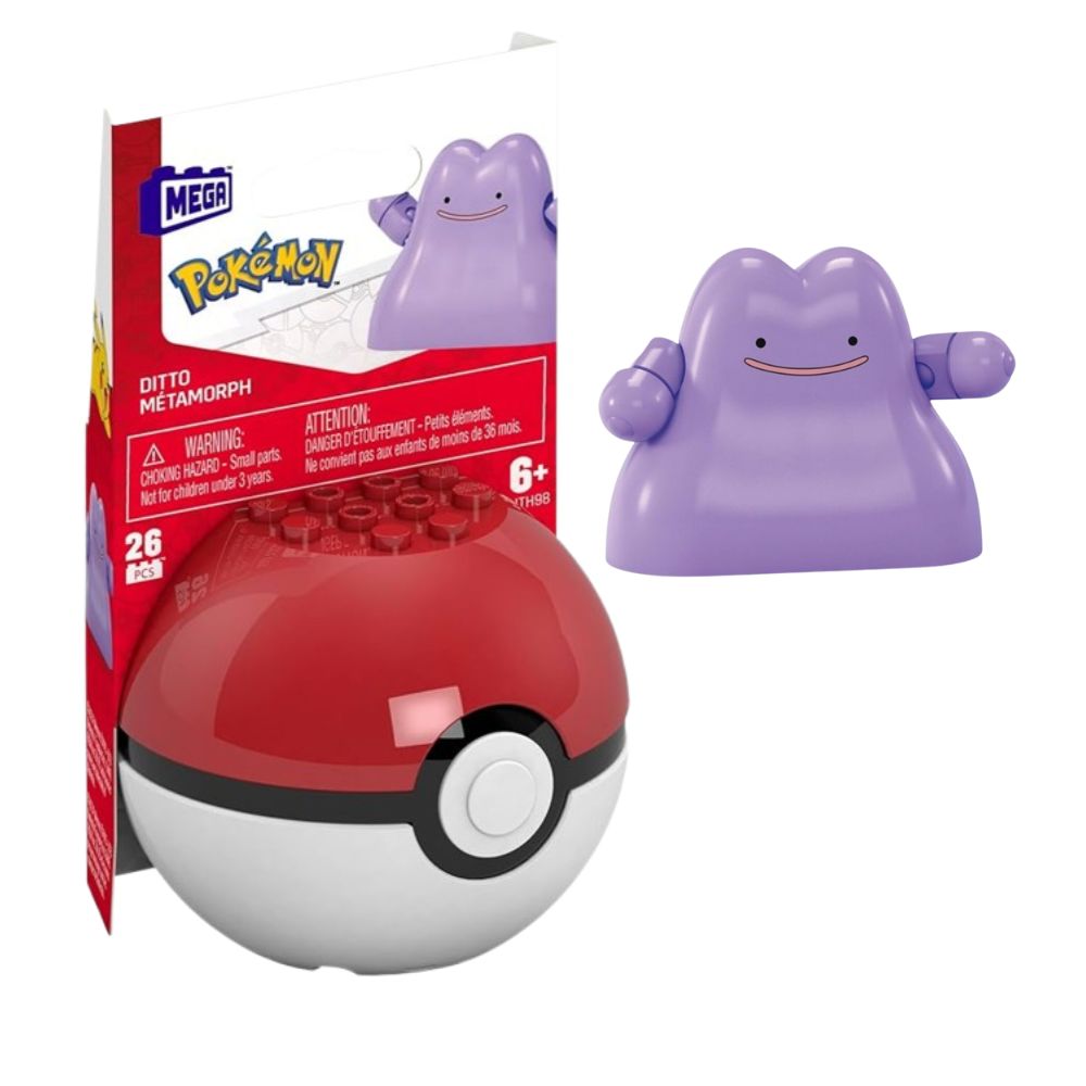 Pokemon Ditto Metamorph 26 Piezas 6+