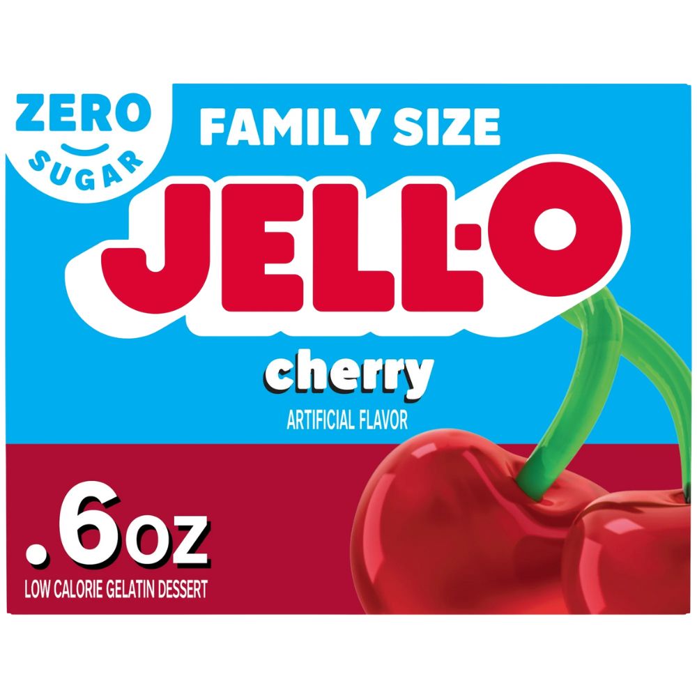 Gelatina Jell-O Sugar Free Cherry 17g