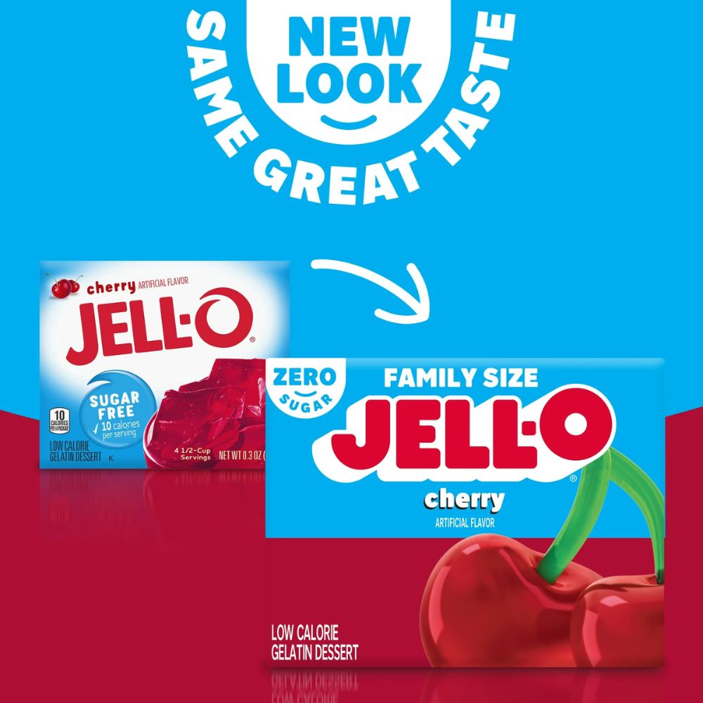 Gelatina Jell-O Sugar Free Cherry 17g