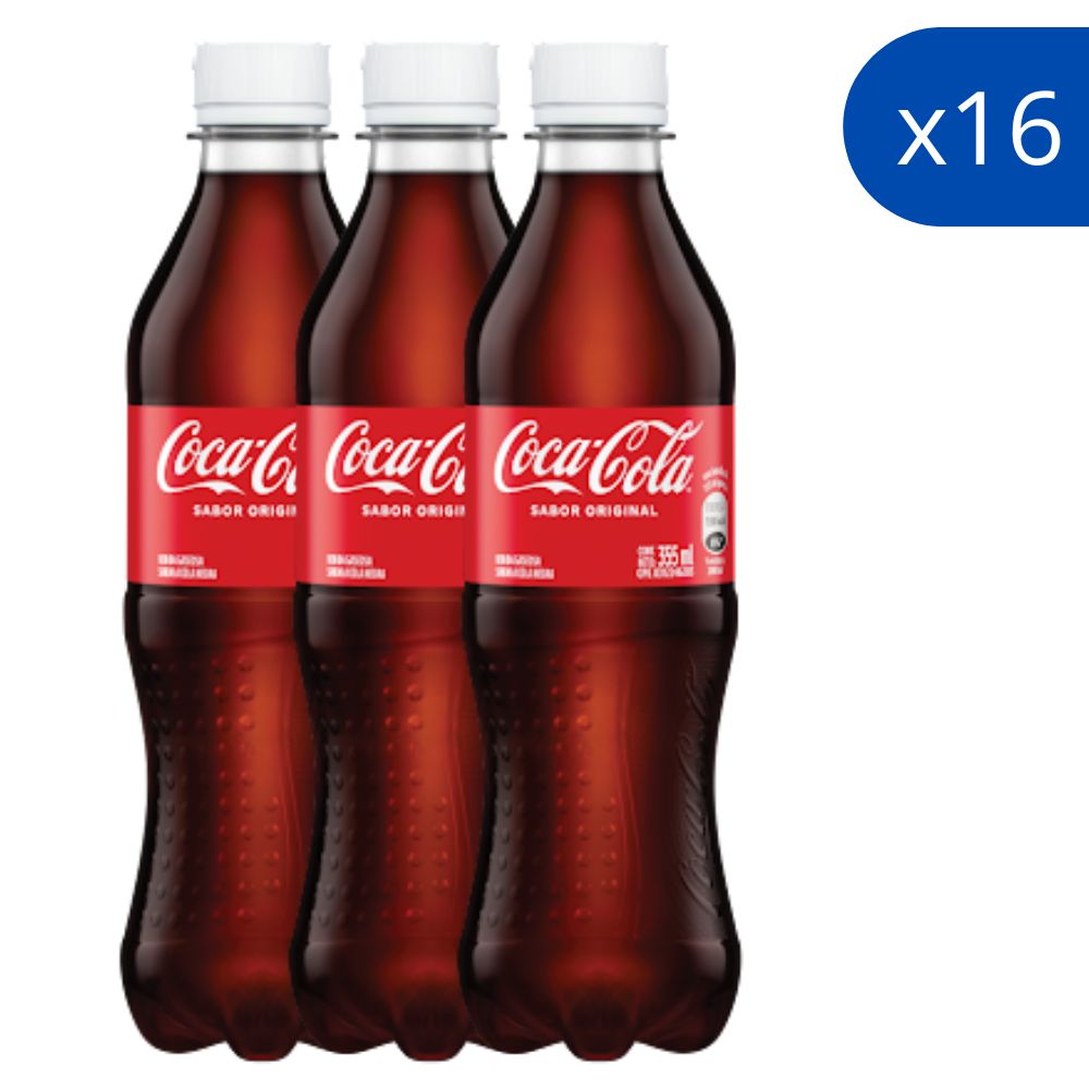 Coca-Cola Sabor Original Pet 16und de 355ml