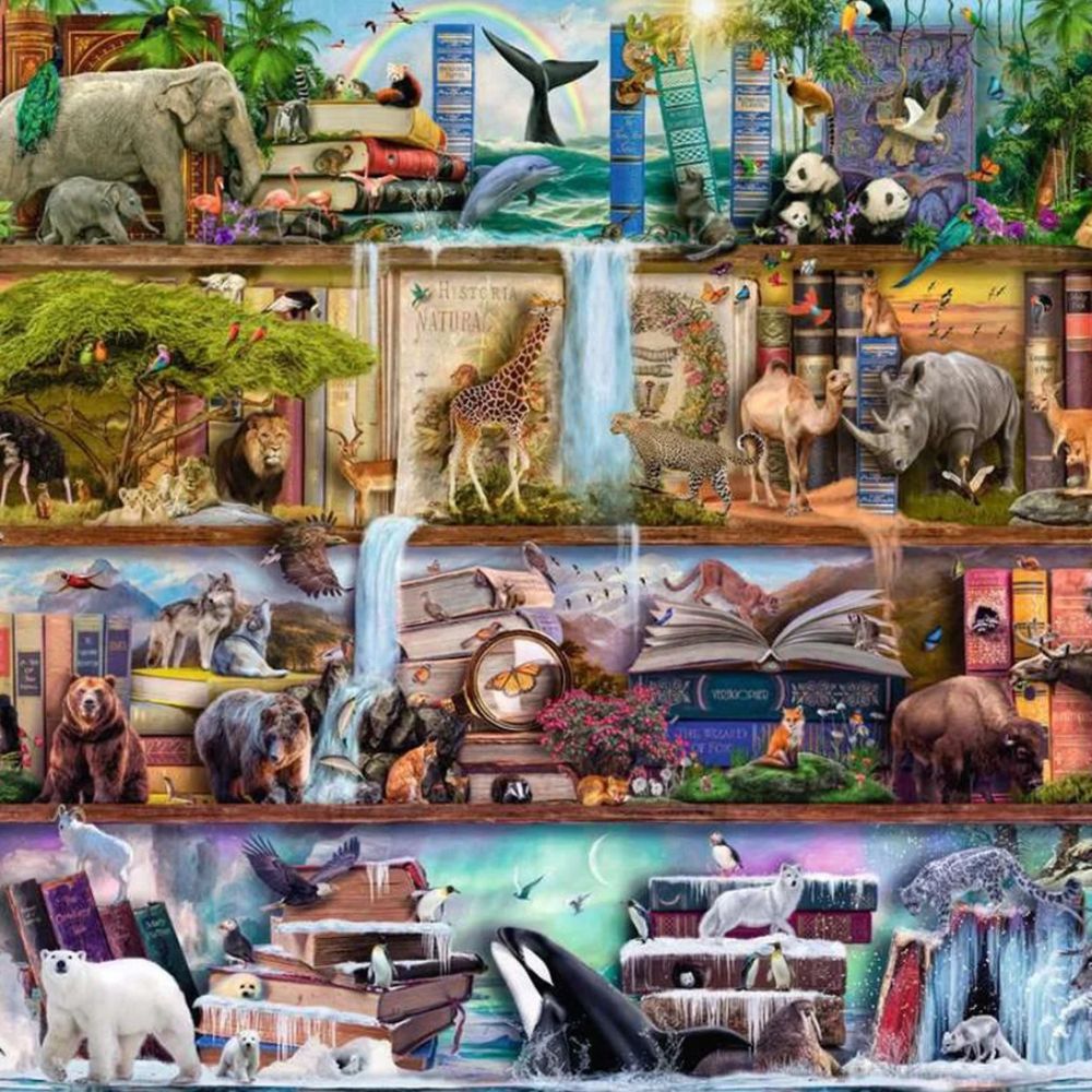 Ravensburger Rompecabezas Wild Animal Kingdom 2000 Piezas