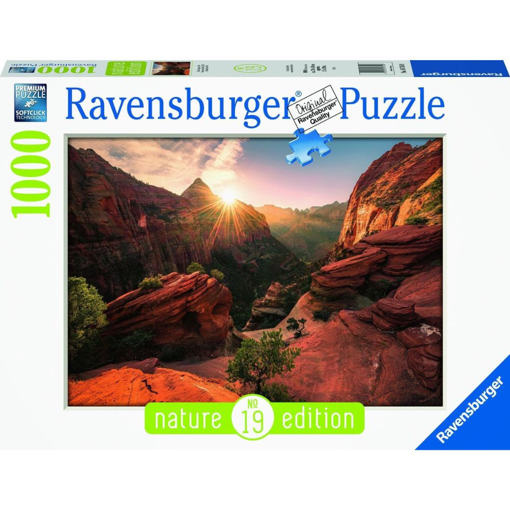 Ravensburger Rompecabezas Zion Canyon USA 1000 Pzas