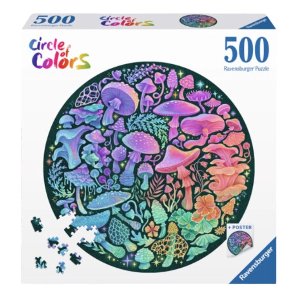 Ravensburger Rompecabezas Circle Of Colors Mushrooms 500 Pzas