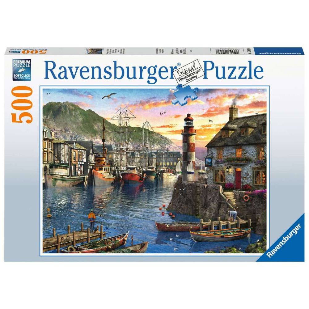 Ravensburger Rompecabezas Sunrise at The Port 500 Pzas