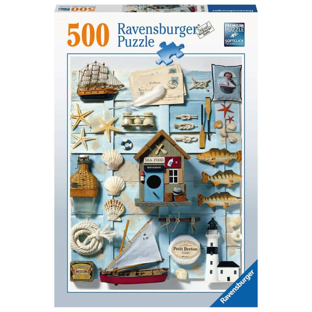 Ravensburger Rompecabezas Maritime Flair 500 Pzas