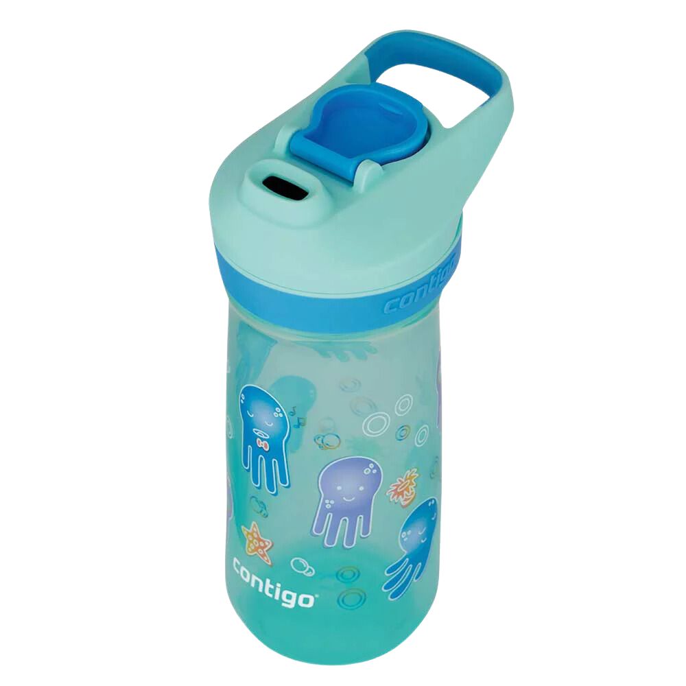 Contigo Kids Casey Autoseal Jade Vine Blue Poppy Octopus 14oz