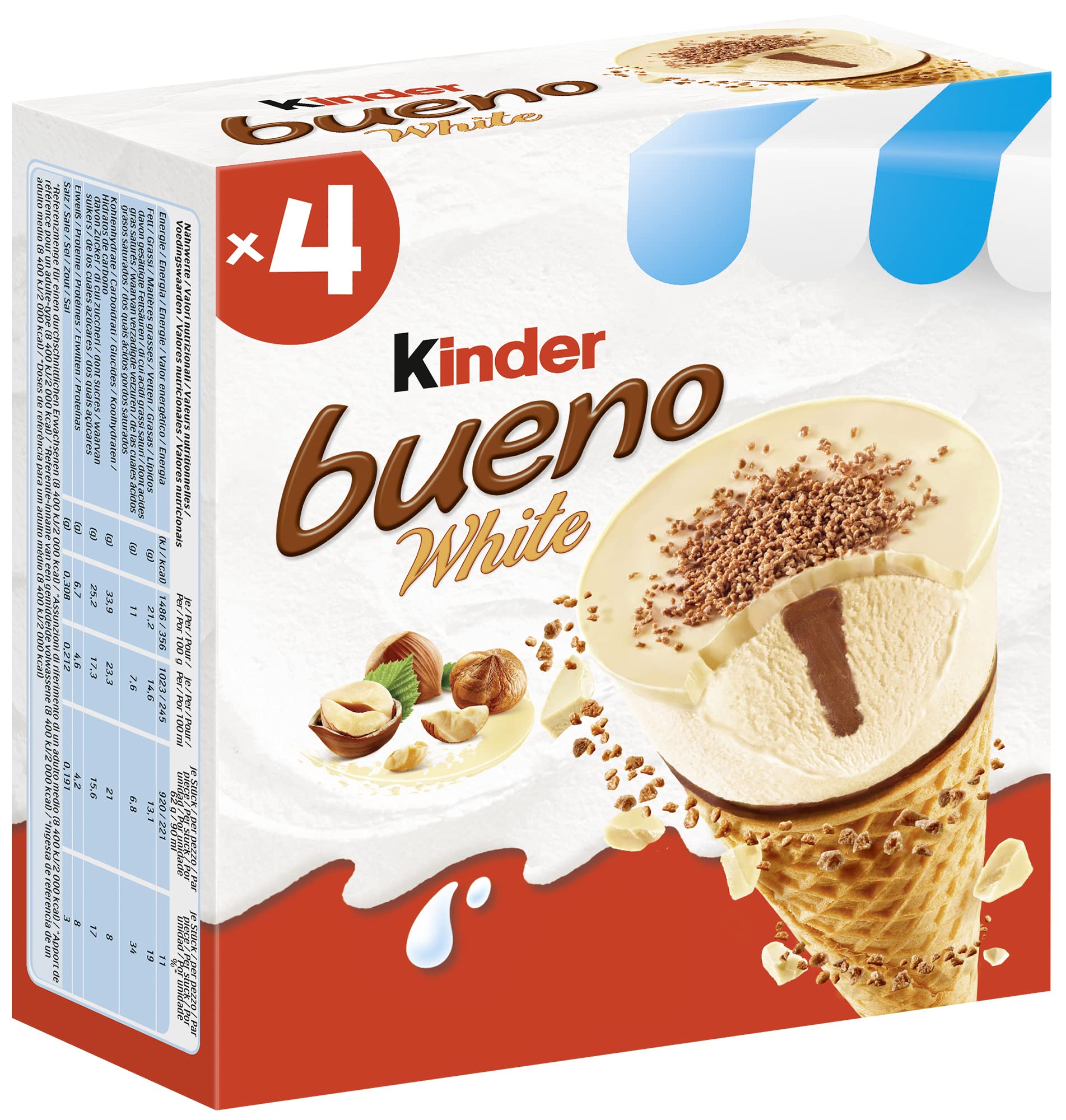 Helados Kinder Bueno White 4 und