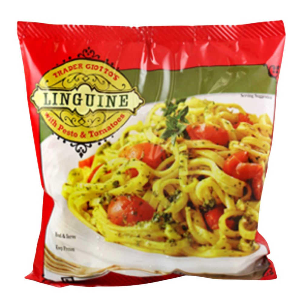 Trader Giotto's Linguine with Pesto & Tomatoes 454gr