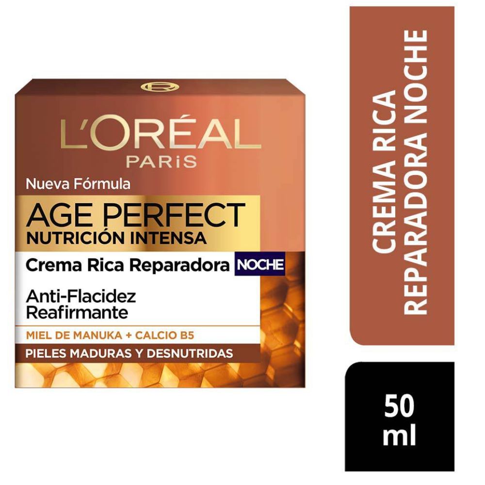 Loreal Crema Reparadora Antiarrugas Noche Nutricion Intensa 50 ml