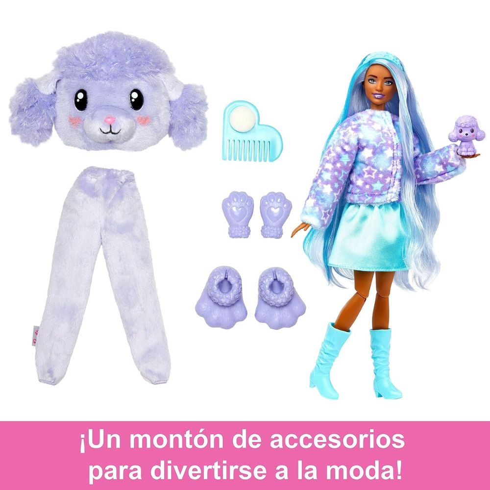 Barbie Cutie Reveal 10 Surprises Pet Inside Oveja 3+