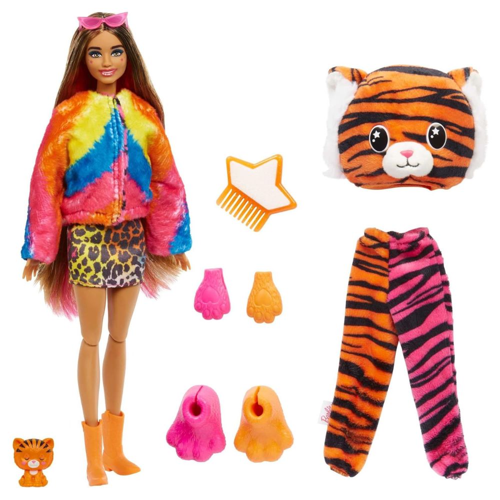 Barbie Cutie Reveal 10 Surprises Pet Inside Tigre 3+