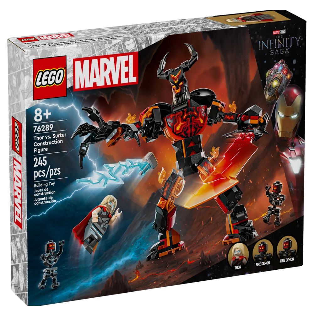 Lego Marvel Thor vs. Surtur Construction Figure 245 Piezas 8+