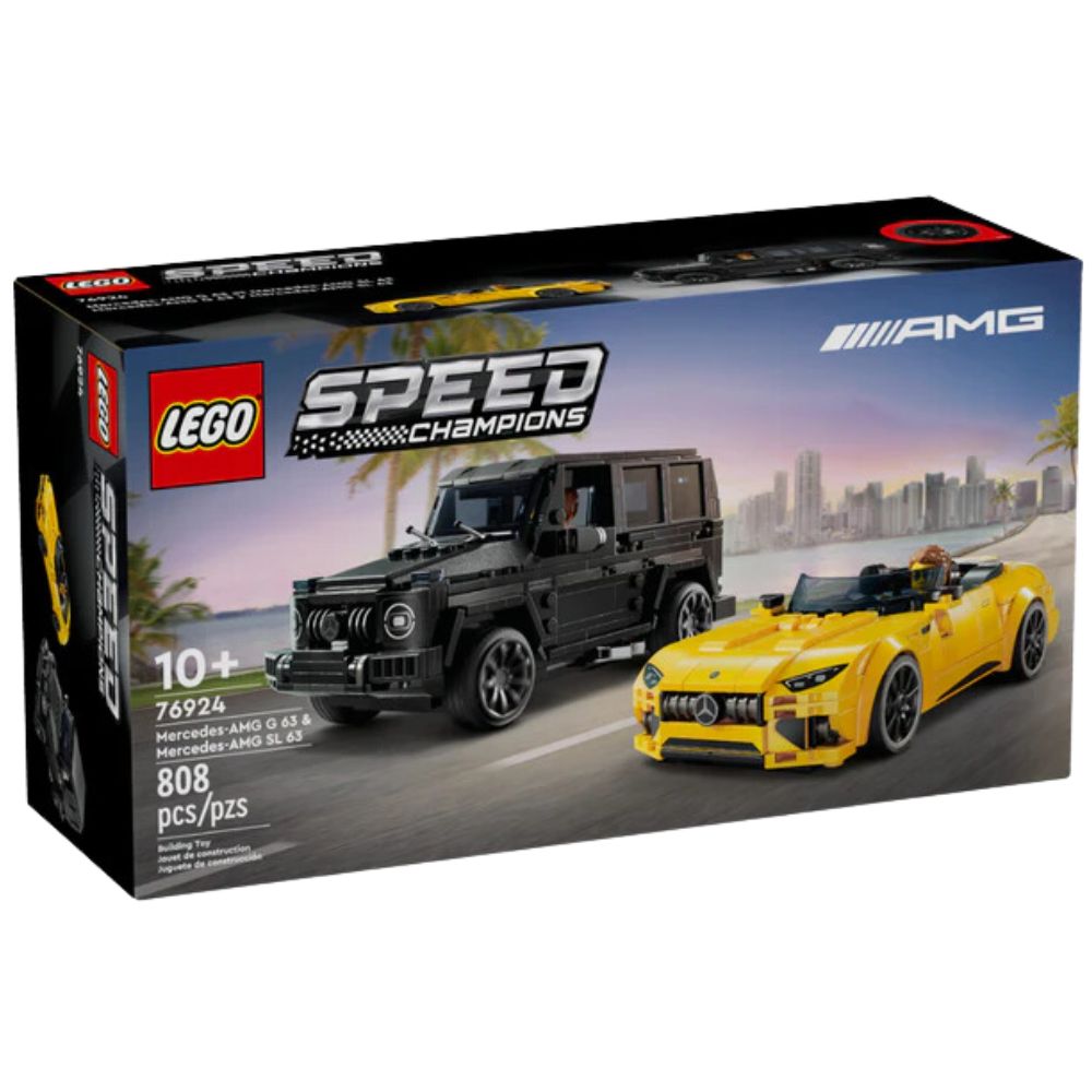 Lego Speed Champions Mercedes AMG G63 & Mercedes AMG SL63 808pzs 10+