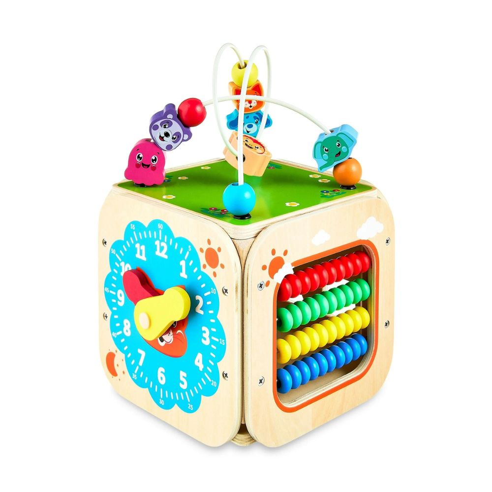 Spark Create Imagine Wooden Activity Cube 5 Pieces