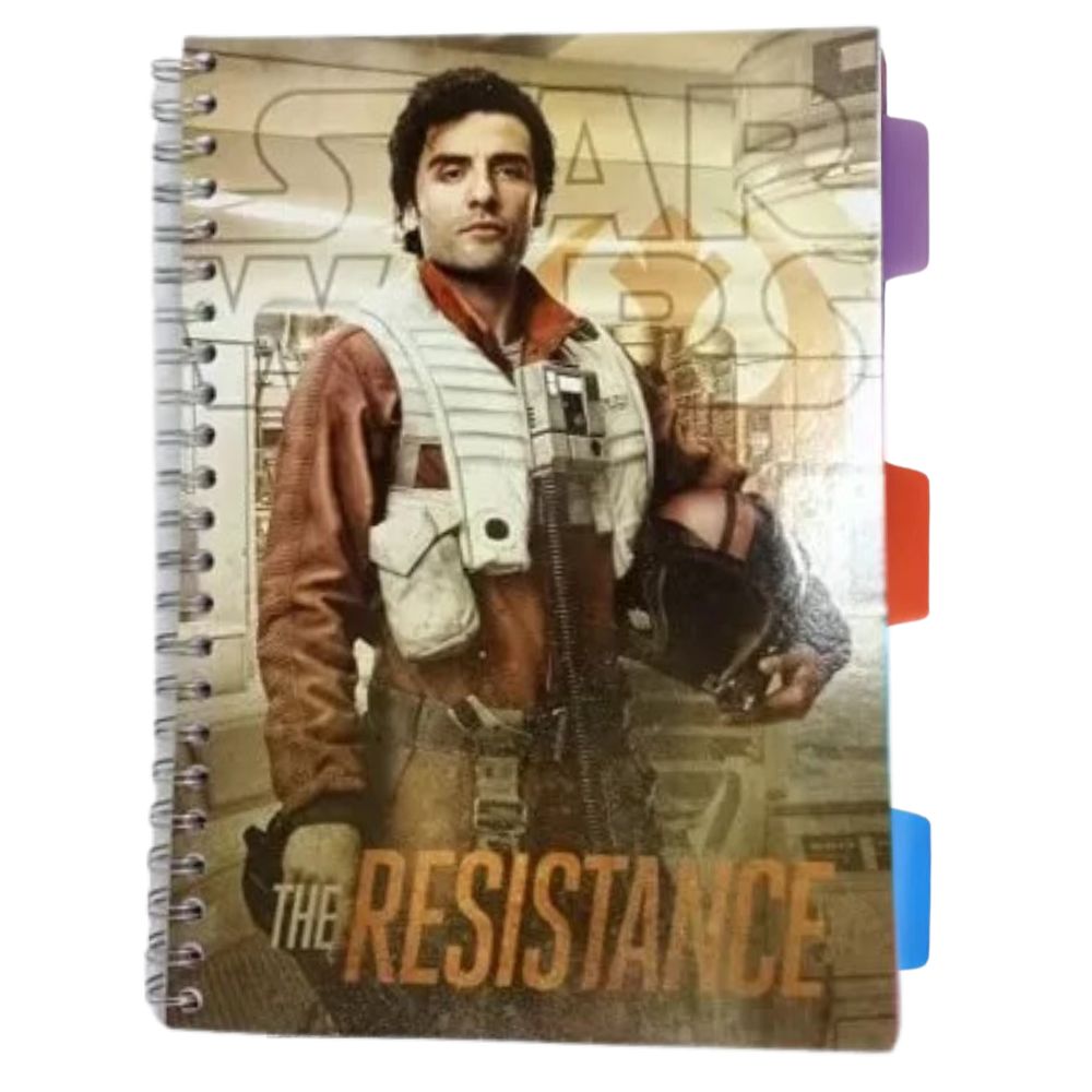 Ofimak Libreta Espiral de Una Linea 3 Materias Star Wars The Resistance