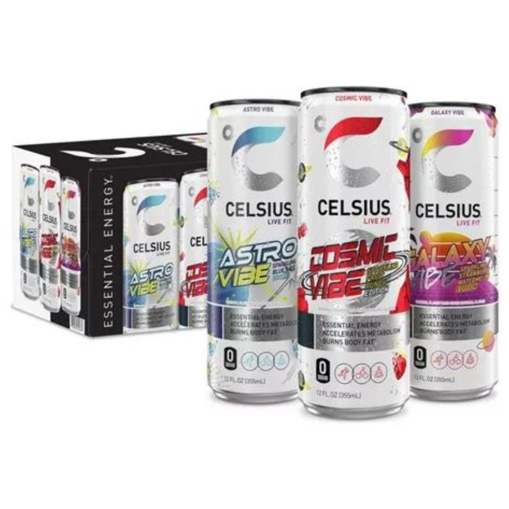 Celsius 18 Und Bebida Live Fit Sparkling 355ml Astro-Cosmic-Galaxy