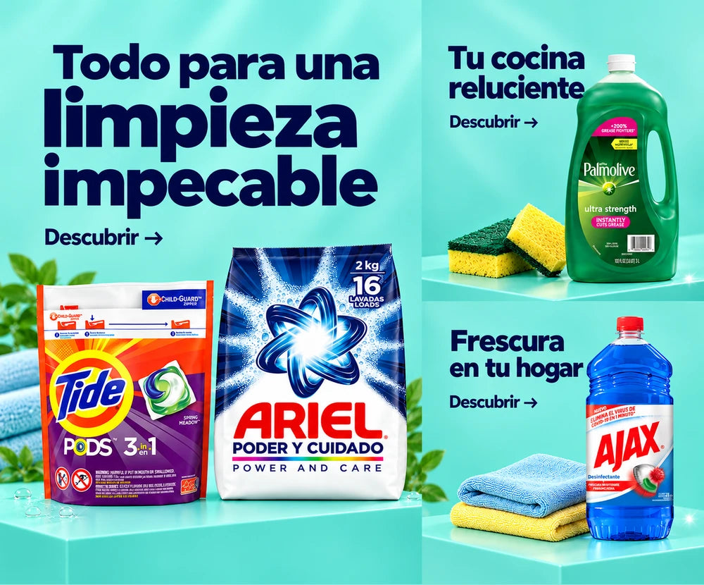 Todo para una limpieza impecable