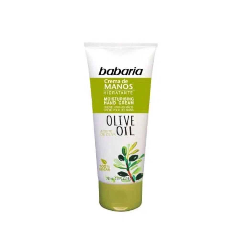 Cremas de Manos Babaria Hidratante con Aceite de Oliva 75ml