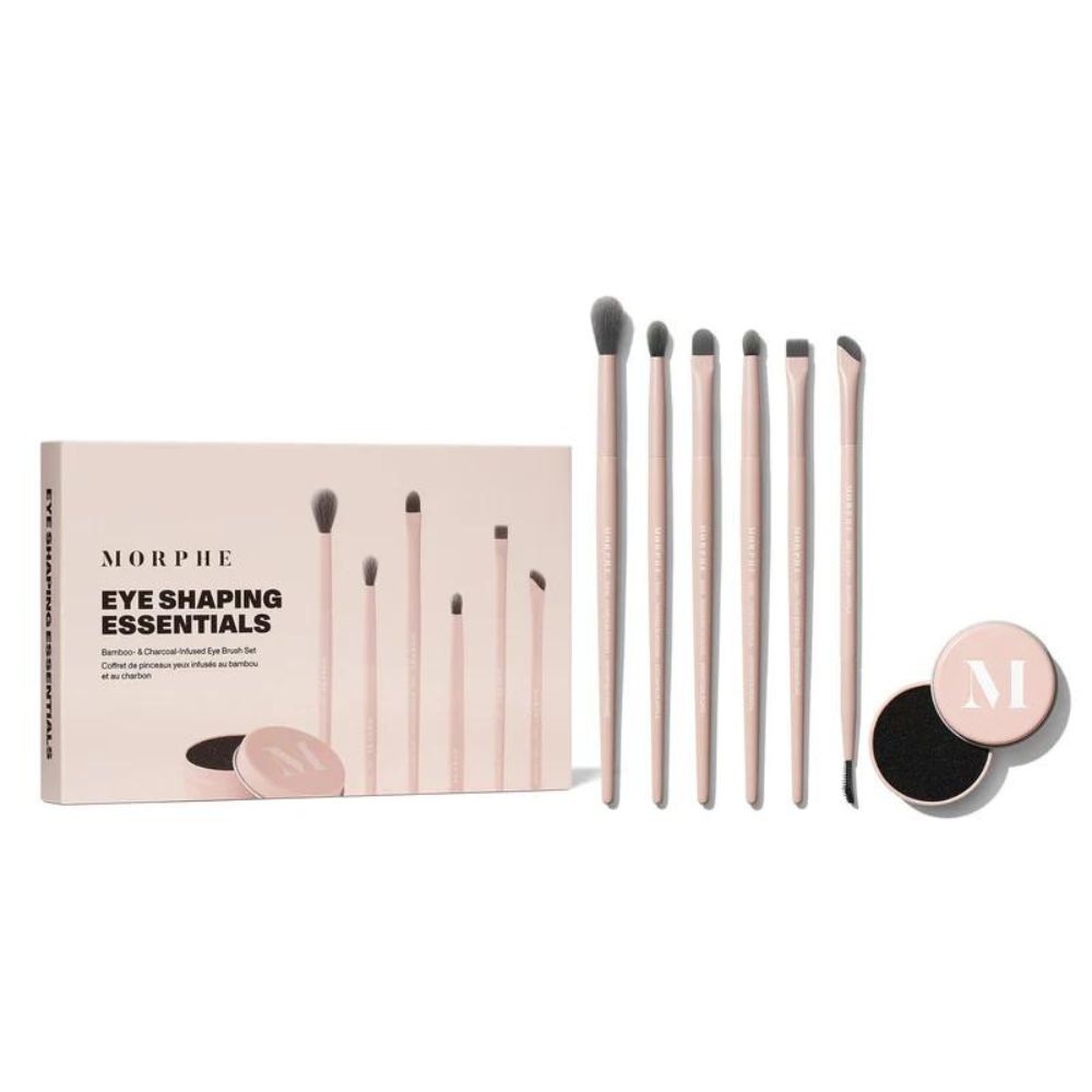 Morphe Eye Shaping Essentials Bamboo & Charcoal-Infused Eye Brush Set