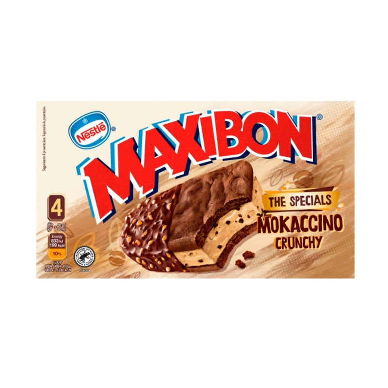 Helados Maxibon 4 Pack The Specials Mokaccino Crunchy