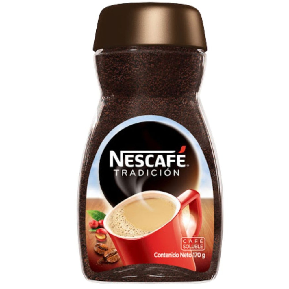 Nescafe Cafe instantaneo Tradicion Envase de Vidrio 170gr