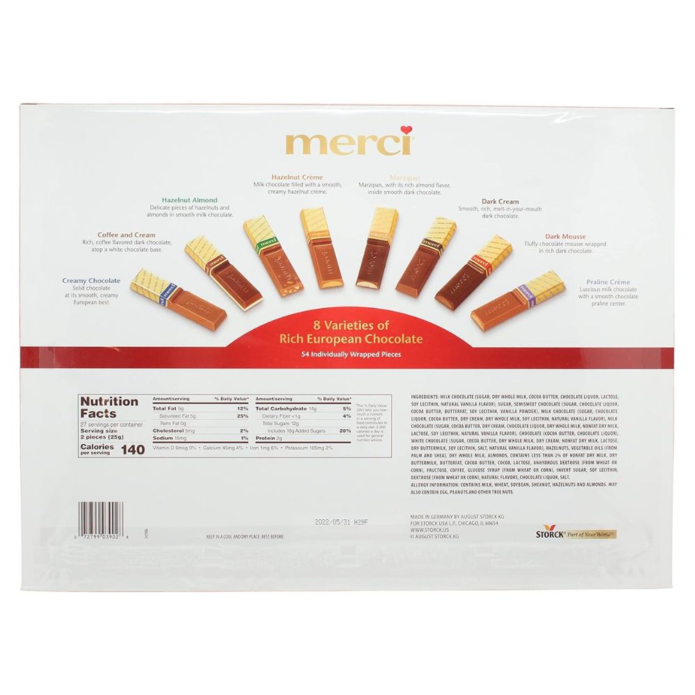 Chocolates Merci Assortment 675gr