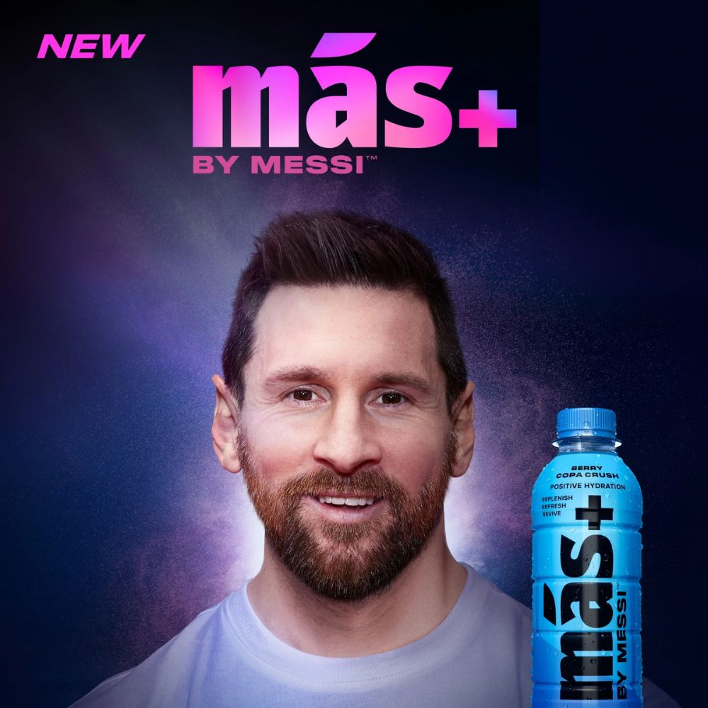 Mas + By Messi Berry Copa Crush 5 Botellas x 500ml