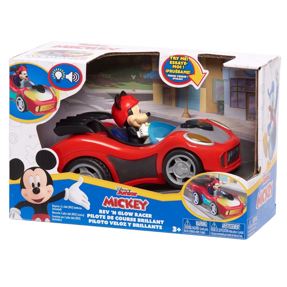 Disney Junior Mickey Piloto Veloz y Brillante 3+ Con Luces y Sonidos