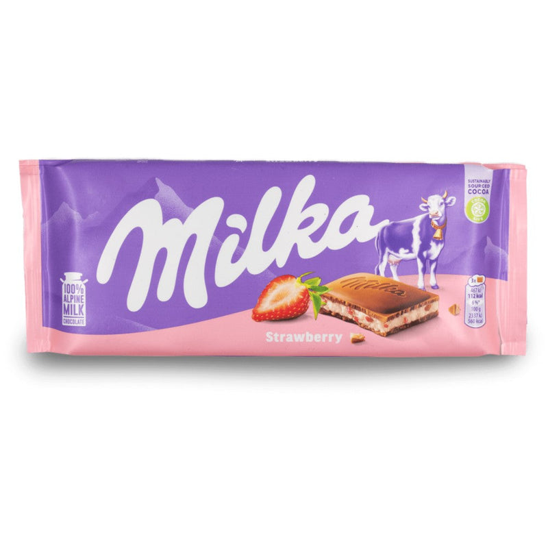 Chocolate Milka Strawberry 100gr