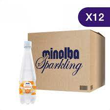 Minalba Sparkling Naranja Pack de 12 Unidades de 500ml