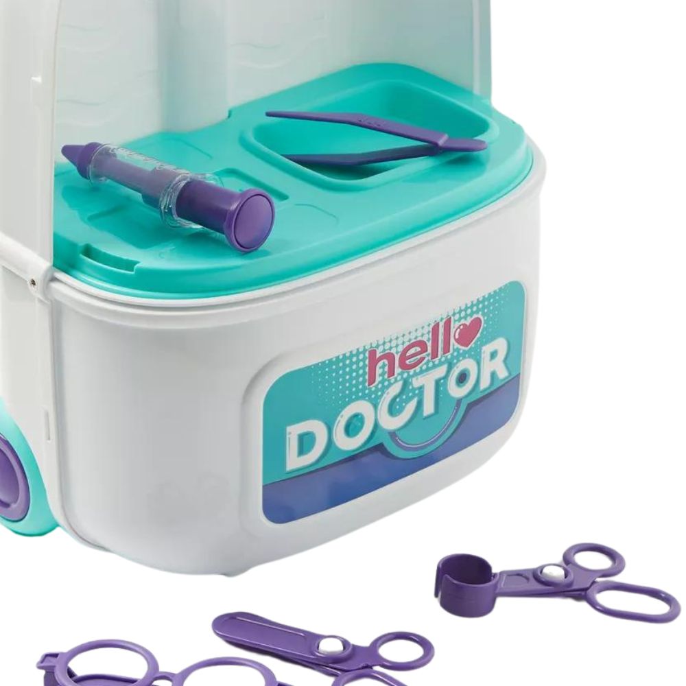 Hello Doctor Play Set 2 in 1 con Maleta Transportadora 3+