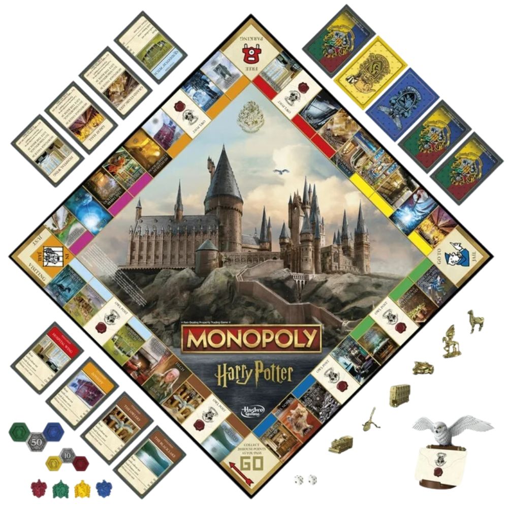 Monopoly Harry Potter A Magical Adventure At Hogwarts! 8+