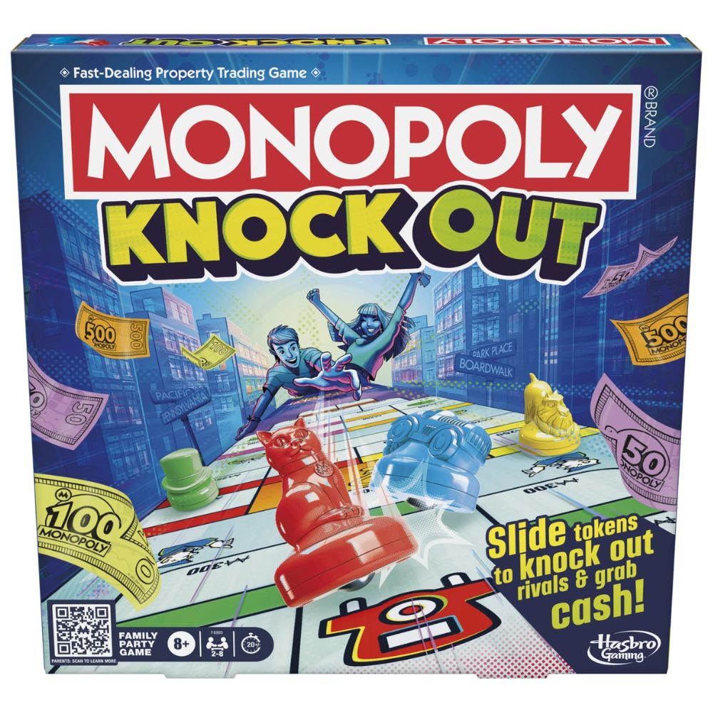 Monopoly KnockOut 2 a 8 Jugadores 20 Min 8+