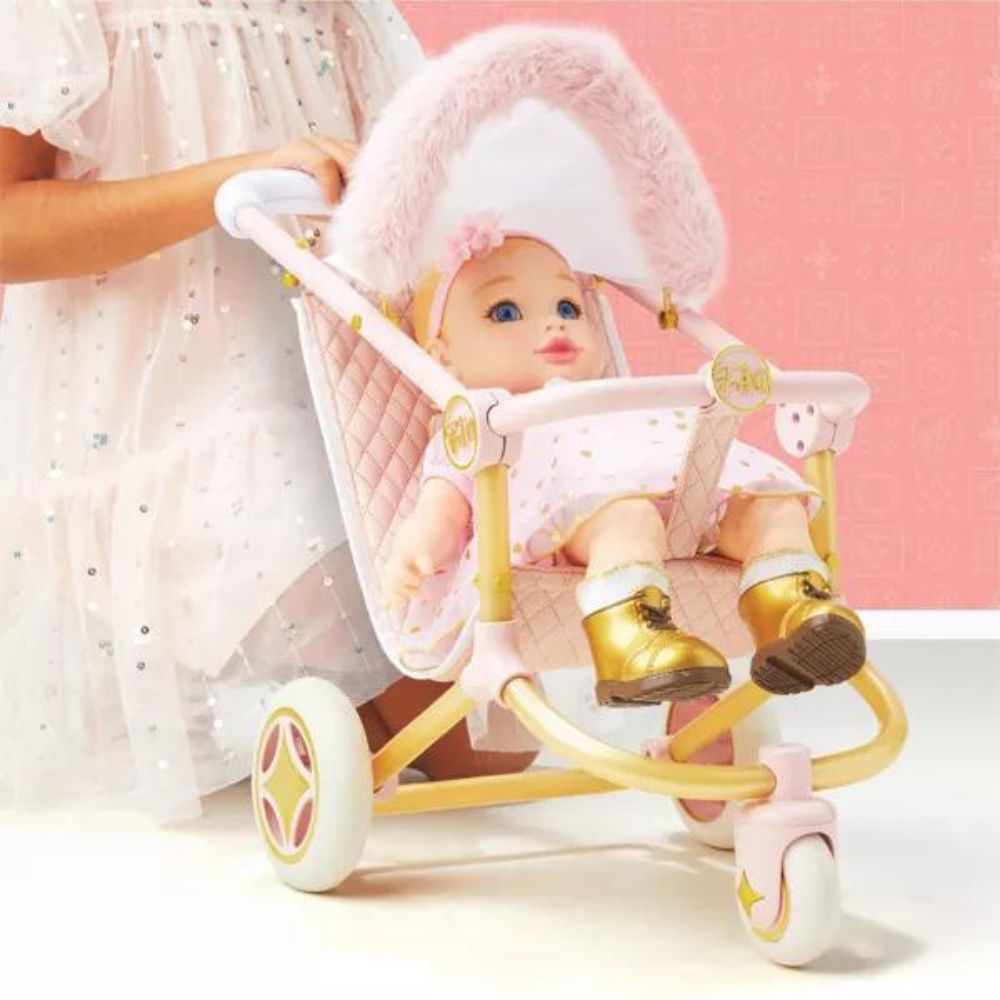 F.A.O Schwarz Baby 3-Wheel Doll Stroller 3+