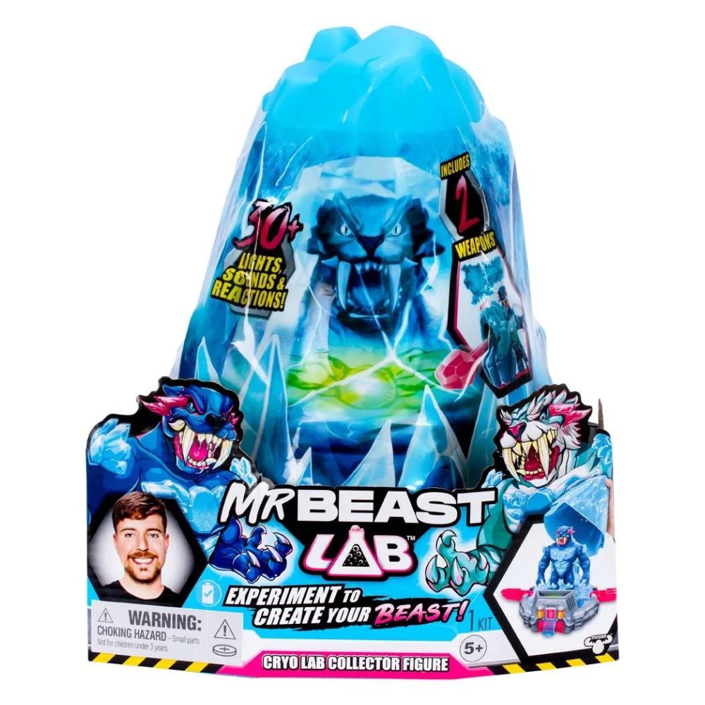 Mr. Beast Lab Cryo Lab Collector Figure 5+