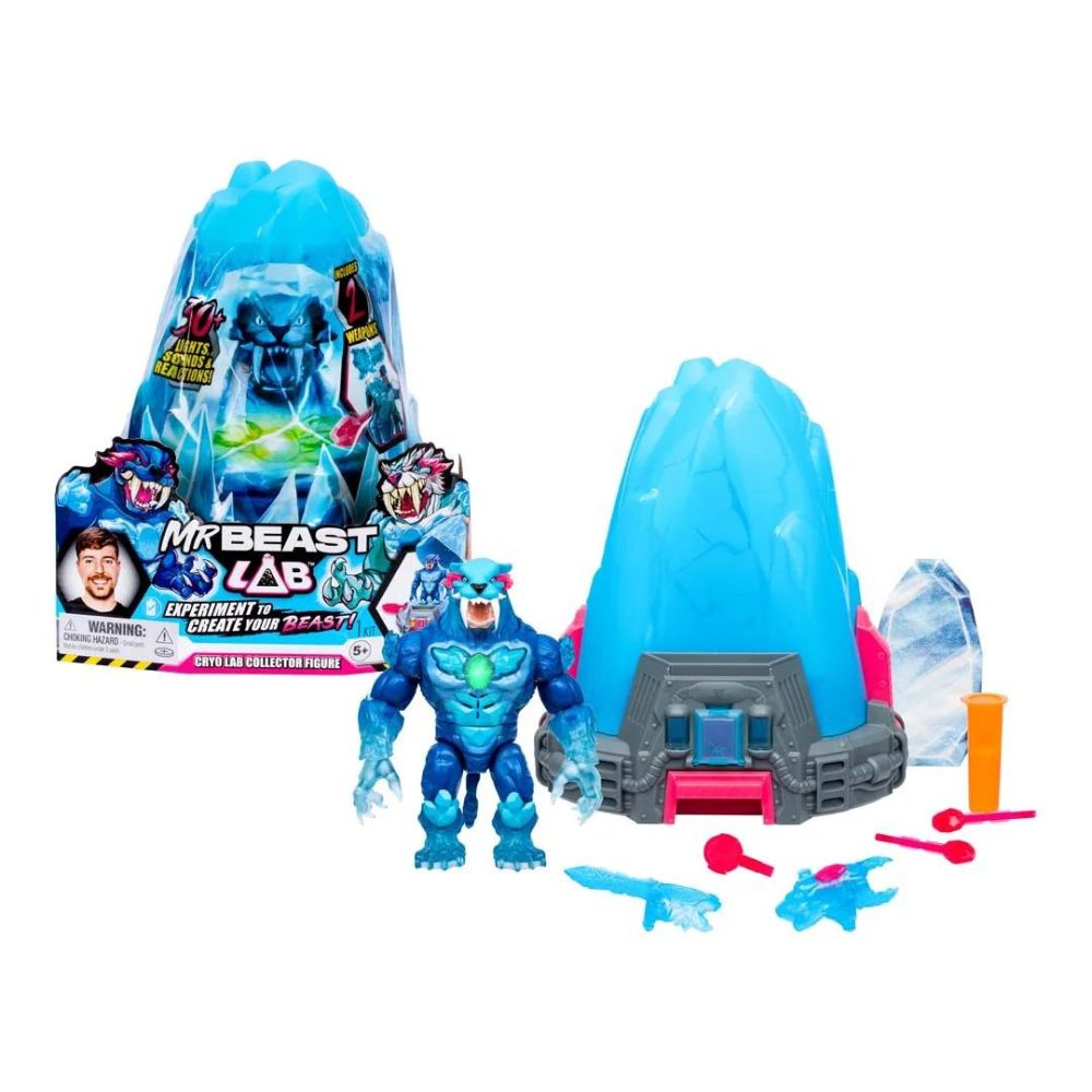 Mr. Beast Lab Cryo Lab Collector Figure 5+