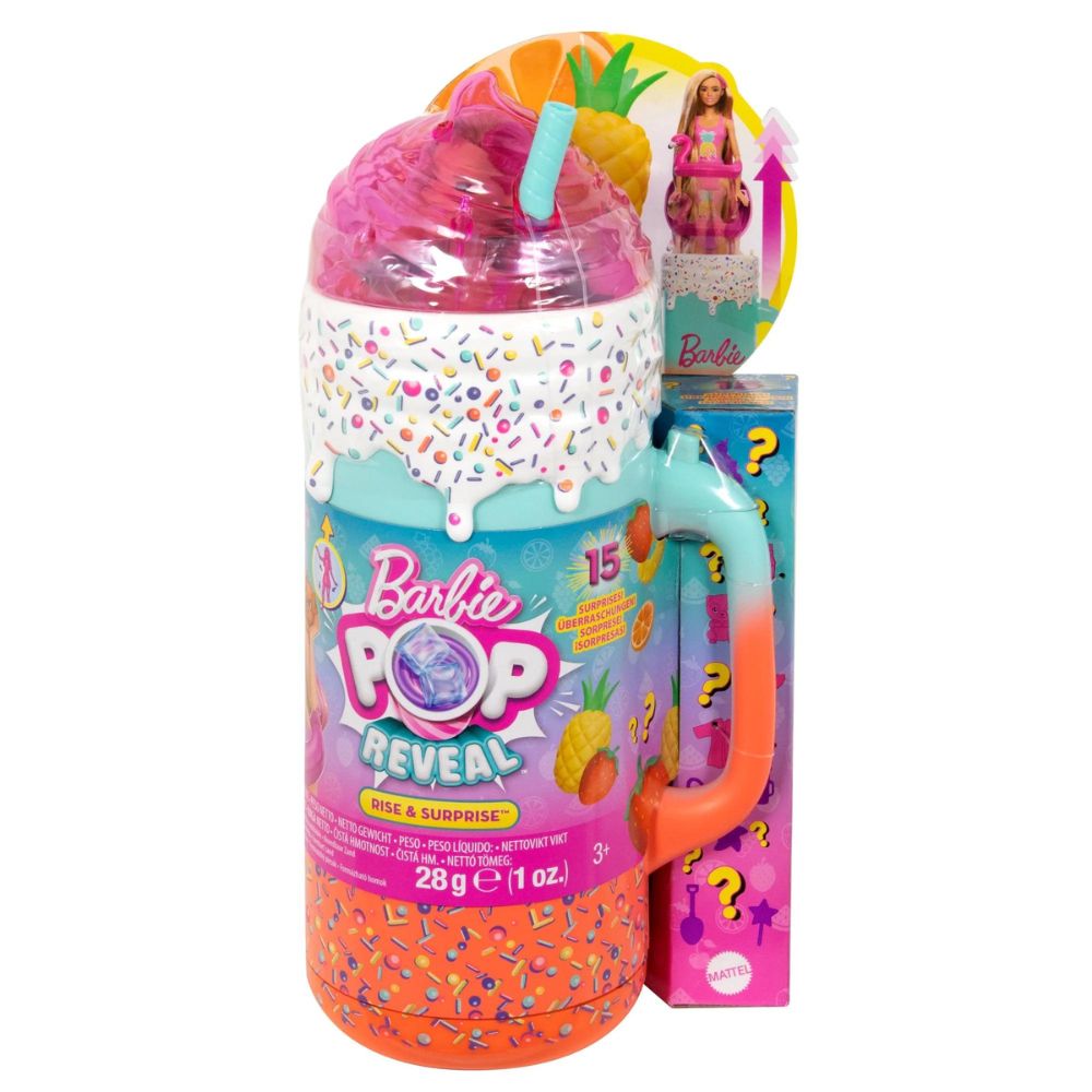 Barbie Pop Reveal Rise & Surprise 28gr 3+