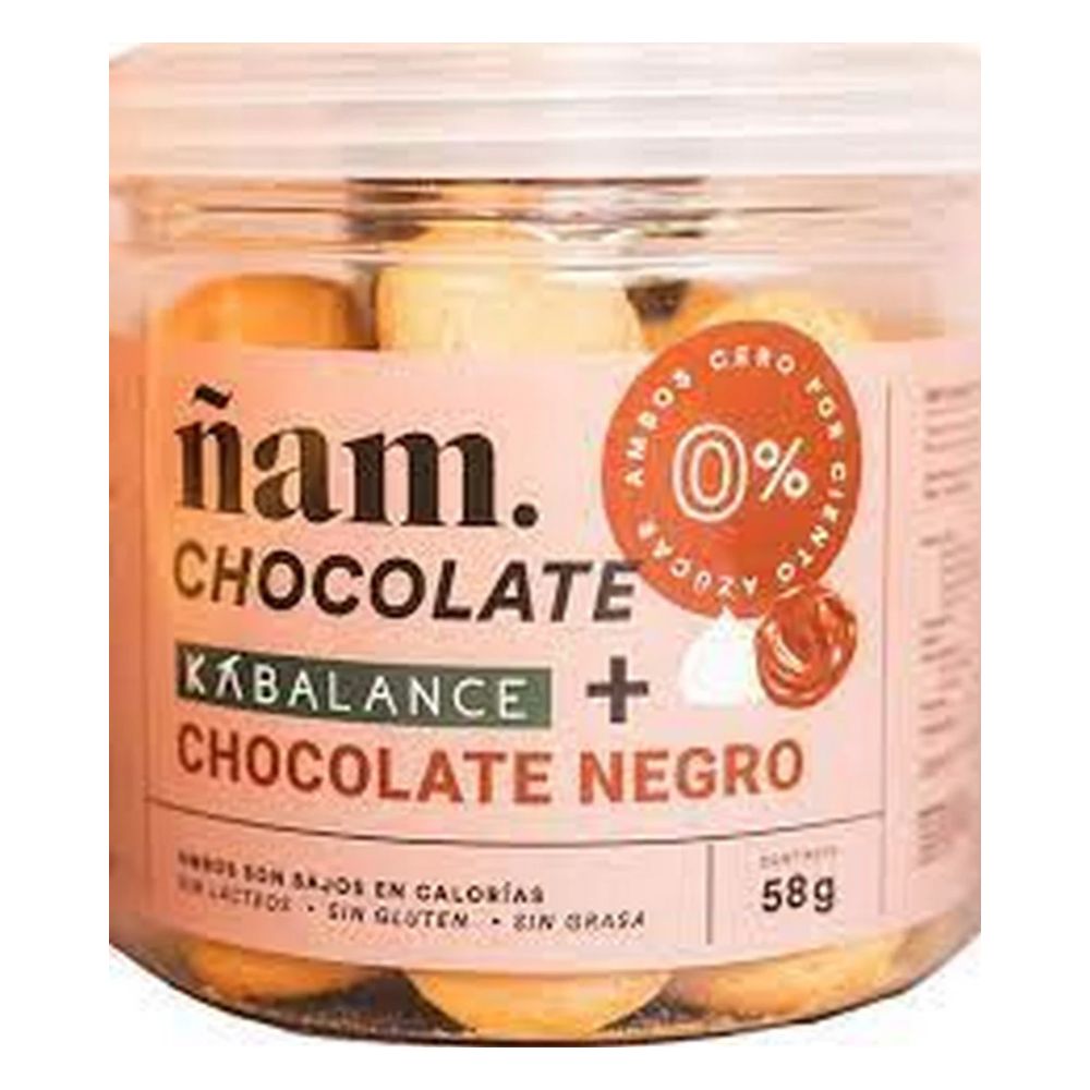 Ñam Suspiros Chocolate + Kabalance Chocolate Negro - 30 Suspiros Libre de Gluten