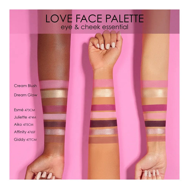 Natasha Denona Love Face Palette Eye & Cheek Essetial
