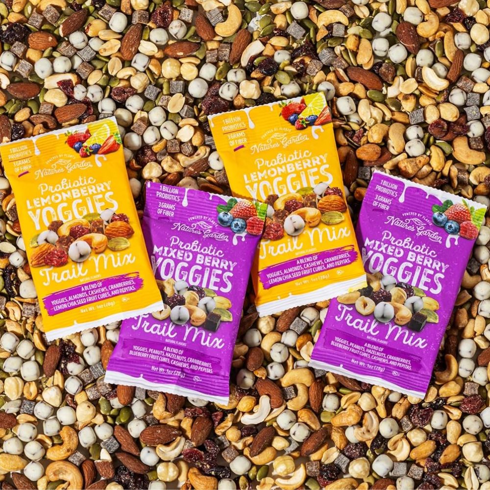 Trail Mixes Frutos Secos Organicos Yoggies Lemon & Berry Medley Natures Garden 18 Und 504gr