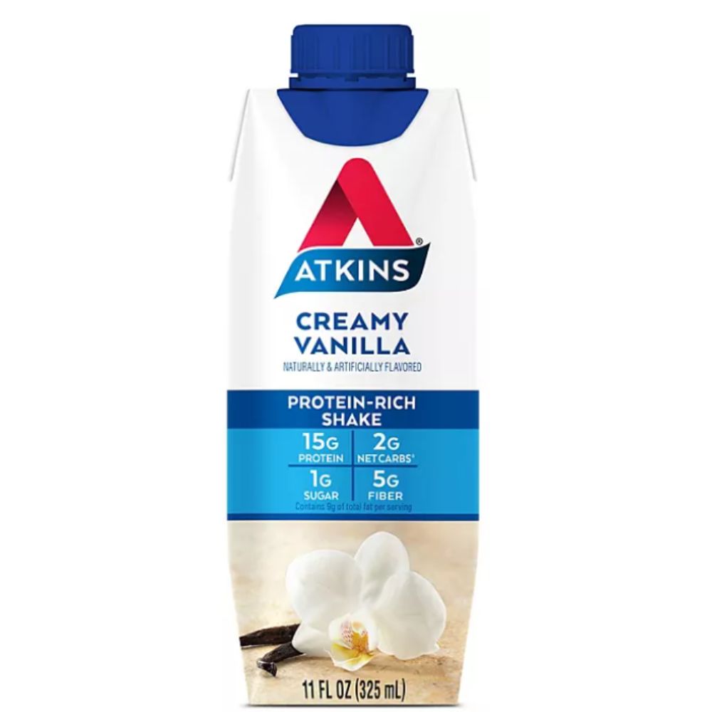 Bebida Atkins 15 Und Helps Burn Fat Creamy Vanilla 4.88L