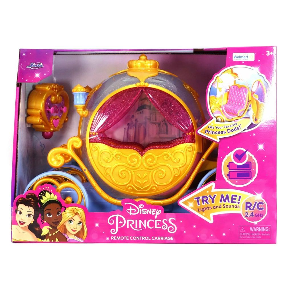 Disney Princess Carriage a Control Remoto 3+