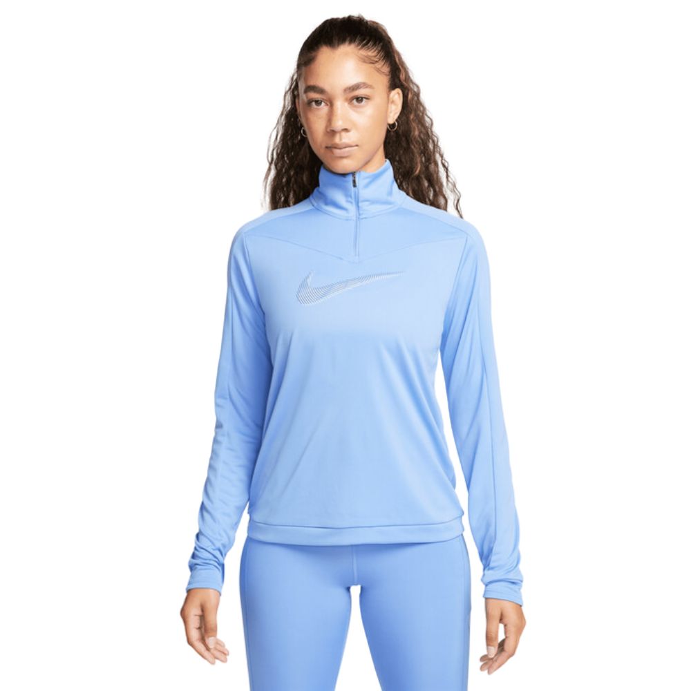 Nike Franela Dri Fit Swoosh Manga Larga para Damas