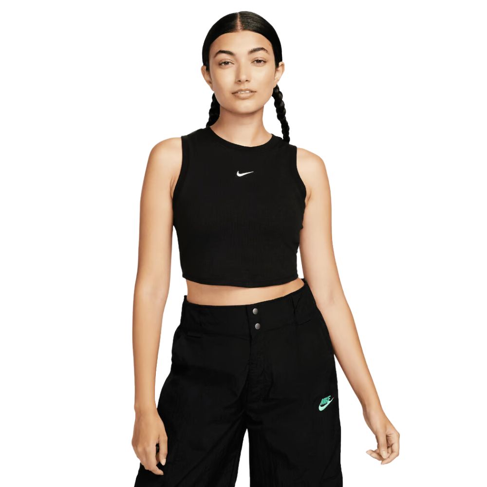 Nike Top Sin mangas Crop Tank para Damas