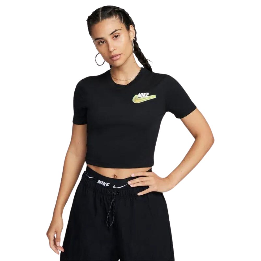 Nike Crop Slim Tee Dance Manga Corta para Damas